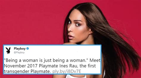 ines rau nuda|Playboy Announces Its First Transgender Playmate